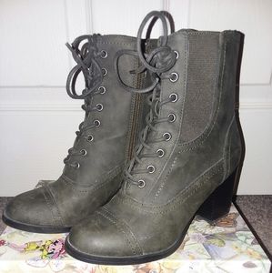 Forest green boots
